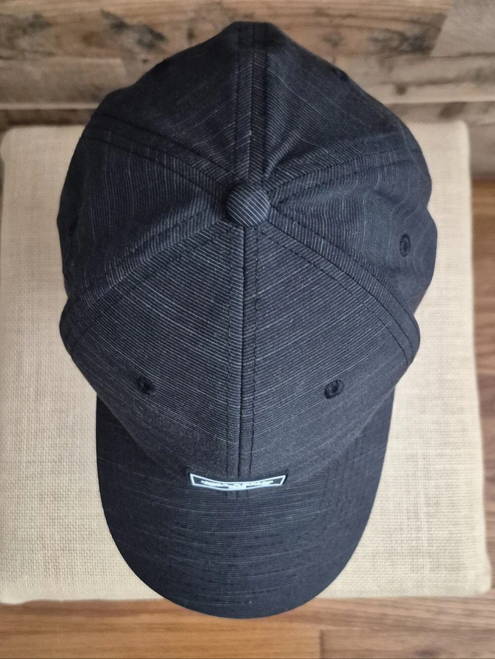 Billabong Surf Logo Crossfire Stretch Flexfit Baseball Cap Size S/M Black Hat